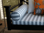 Porch Swing Bed Bolster Pillows - Set of Two - Magnolia Porch Swings
 - 1
