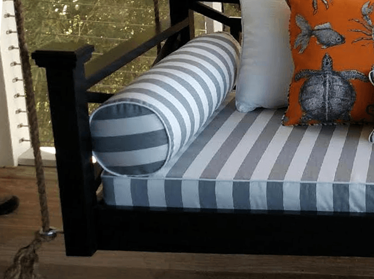 Porch Swing Bed Bolster Pillows - Set of Two - Magnolia Porch Swings
 - 1