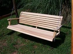 LA Cypress 5 Foot Classic Porch Swing - Magnolia Porch Swings
 - 1