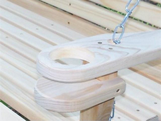 Cypress 5 foot Roll Back Porch Swing