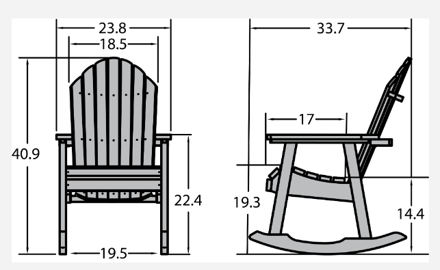 Hamilton Poly Rocking Chair