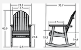 Hamilton Poly Rocking Chair