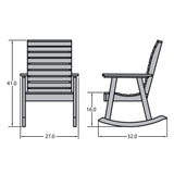 Weatherly Poly Rocking Chair