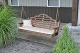 A&L Furniture Marlboro Red Cedar Porch Swing 371C 372C 373C - Magnolia Porch Swings
 - 13