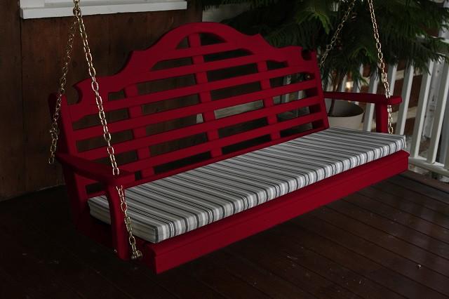 A&L Furniture Marlboro Pine Swing 371 372 373 - Magnolia Porch Swings
 - 3