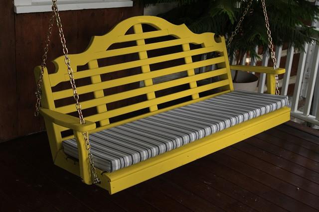 A&L Furniture Marlboro Pine Swing 371 372 373 - Magnolia Porch Swings
 - 2