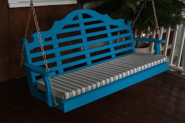 A&L Furniture Marlboro Pine Swing 371 372 373 - Magnolia Porch Swings
 - 5