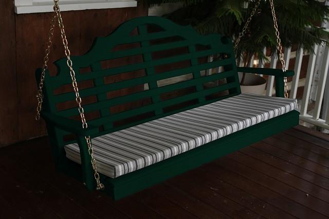 A&L Furniture Marlboro Pine Swing 371 372 373 - Magnolia Porch Swings
 - 7