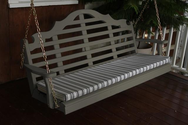A&L Furniture Marlboro Pine Swing 371 372 373 - Magnolia Porch Swings
 - 8