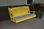 A&L Furniture Fan-Back Pine Swing - Magnolia Porch Swings
 - 2