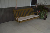 A&L Furniture Traditional English Pine Swing 402 403 404 - Magnolia Porch Swings
 - 8