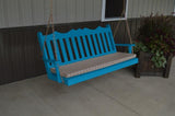 A&L Furniture Royal English Garden Pine Swing 412 413 414 - Magnolia Porch Swings
 - 5