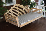 A&L Furniture Marlboro Red Cedar Swing Bed 421C 422C 423C - Magnolia Porch Swings
 - 3