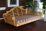 A&L Furniture Marlboro Red Cedar Swing Bed 75" Twin 426C - Magnolia Porch Swings
 - 4