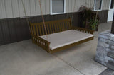 A&L Furniture Traditional English Pine Swing Bed 75" Twin 456 - Magnolia Porch Swings
 - 5