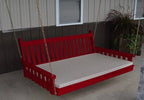 A&L Furniture Traditional English Pine Swing Bed 75" Twin 456 - Magnolia Porch Swings
 - 1