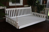 A&L Furniture Traditional English Pine Swing Bed 451 452 453 - Magnolia Porch Swings
 - 10