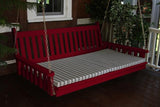 A&L Furniture Traditional English Pine Swing Bed 451 452 453 - Magnolia Porch Swings
 - 2