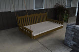 A&L Furniture Royal English Pine Swing Bed 75" Twin 466 - Magnolia Porch Swings
 - 5
