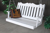 A&L Furniture Royal English Garden Poly/Recycled Plastic Swing 865 866 - Magnolia Porch Swings
 - 8