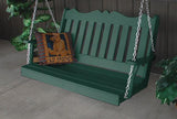 A&L Furniture Royal English Garden Poly/Recycled Plastic Swing 865 866 - Magnolia Porch Swings
 - 3