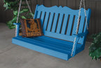 A&L Furniture Royal English Garden Poly/Recycled Plastic Swing 865 866 - Magnolia Porch Swings
 - 6