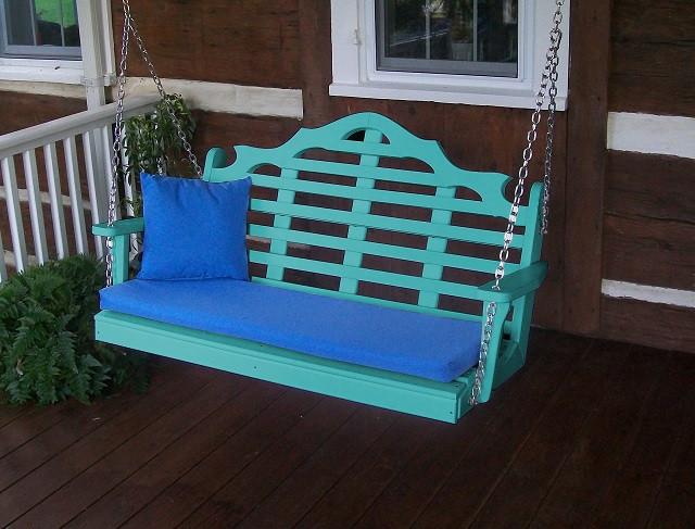 A&L Furniture Marlboro Poly/Recycled Plastic Swing 867 868 - Magnolia Porch Swings
 - 2