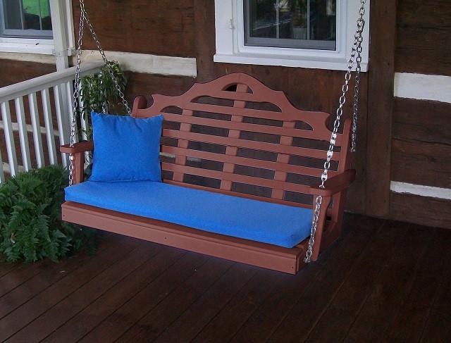 A&L Furniture Marlboro Poly/Recycled Plastic Swing 867 868 - Magnolia Porch Swings
 - 8