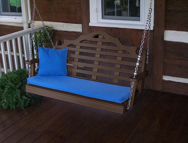 A&L Furniture Marlboro Poly/Recycled Plastic Swing 867 868 - Magnolia Porch Swings
 - 11