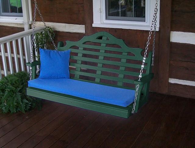 A&L Furniture Marlboro Poly/Recycled Plastic Swing 867 868 - Magnolia Porch Swings
 - 12