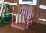 A&L Furniture Royal English Garden Poly/Recycled Plastic Chair Swing 932 - Magnolia Porch Swings
 - 15