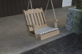 A&L Furniture Royal English Garden Poly/Recycled Plastic Chair Swing 932 - Magnolia Porch Swings
 - 13