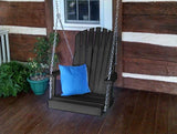 A&L Furniture Adirondack Chair Swing -- Poly/Recycled Plastic - Magnolia Porch Swings
 - 3