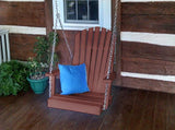 A&L Furniture Adirondack Chair Swing -- Poly/Recycled Plastic - Magnolia Porch Swings
 - 8