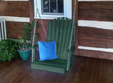 A&L Furniture Adirondack Chair Swing -- Poly/Recycled Plastic - Magnolia Porch Swings
 - 12
