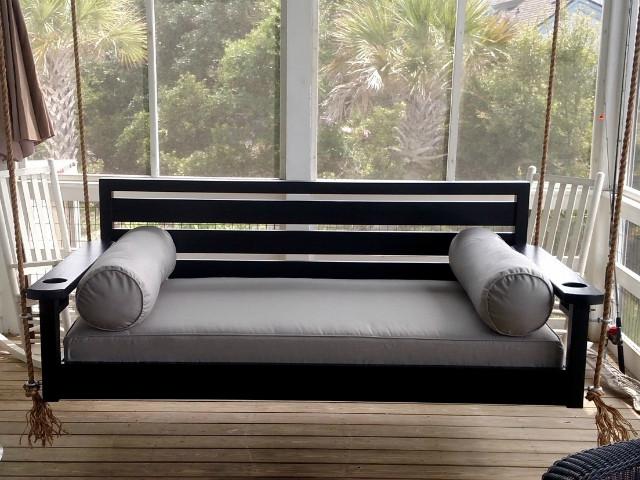 Custom Carolina Johns Islander Swing Bed - Magnolia Porch Swings
 - 1