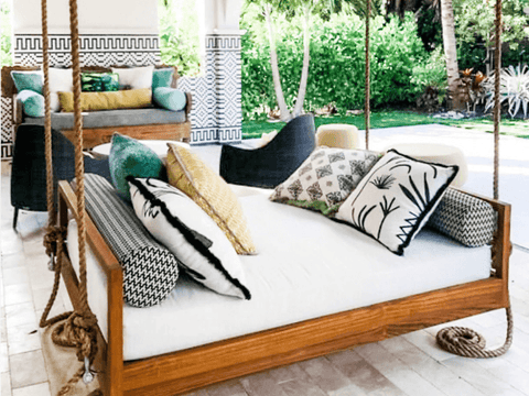 Porch Swing Beds Outdoor Patio Swing Beds