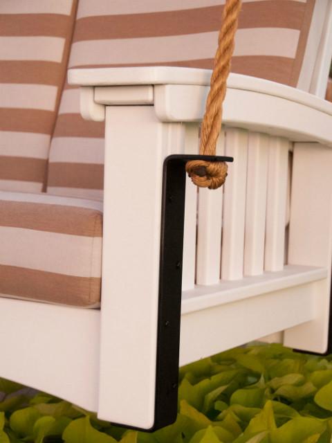 Mission Sofa Style Rope Swing by Hershyway - Magnolia Porch Swings
 - 3