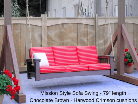 Loveseat deals swing cushions
