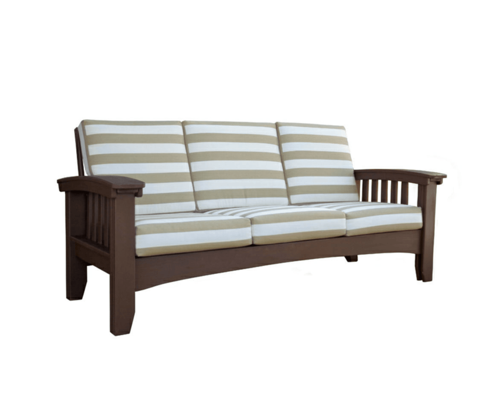 Mission Style Sofa Set - 6 Pieces