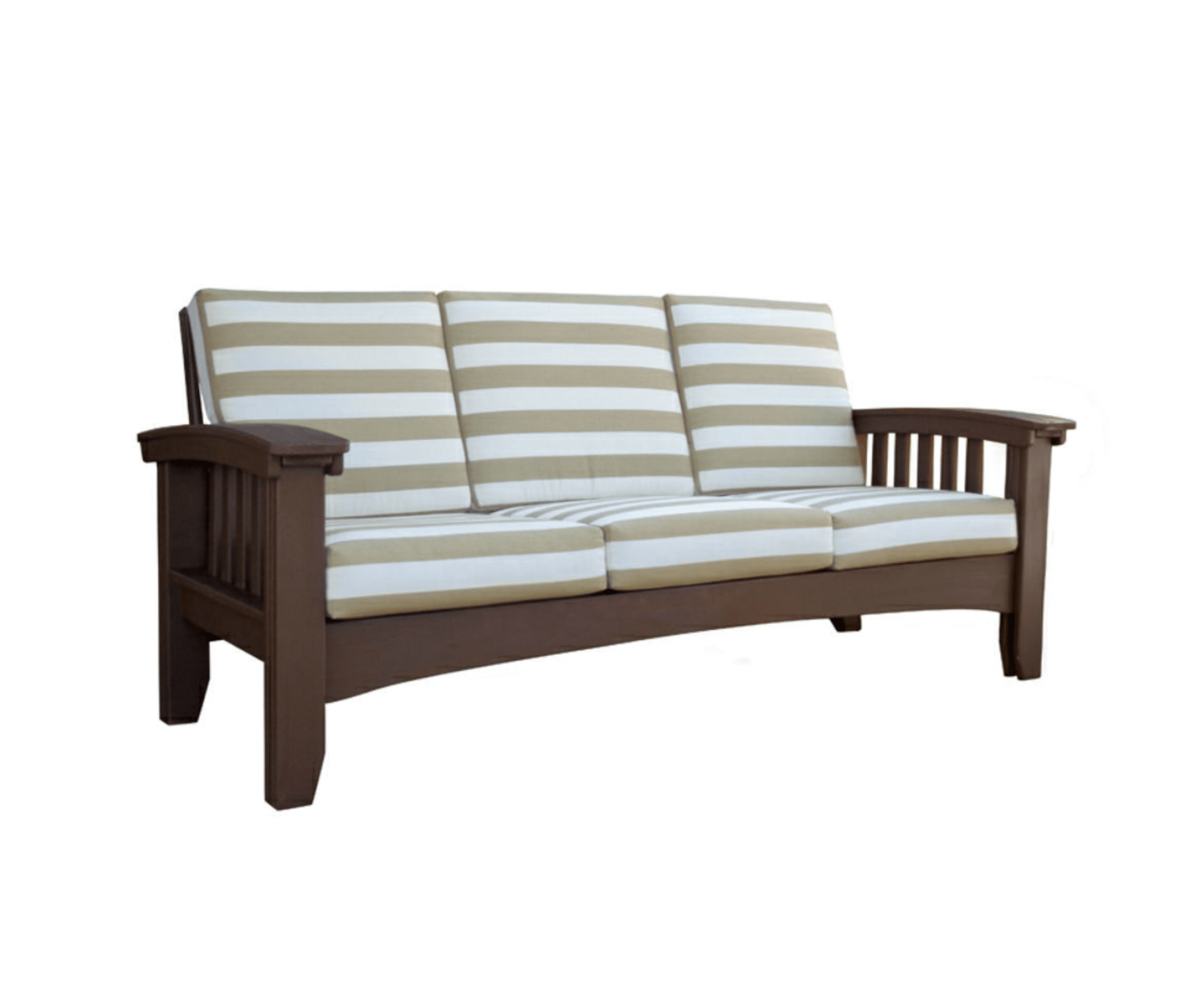 Mission Style Sofa Set - 6 Pieces