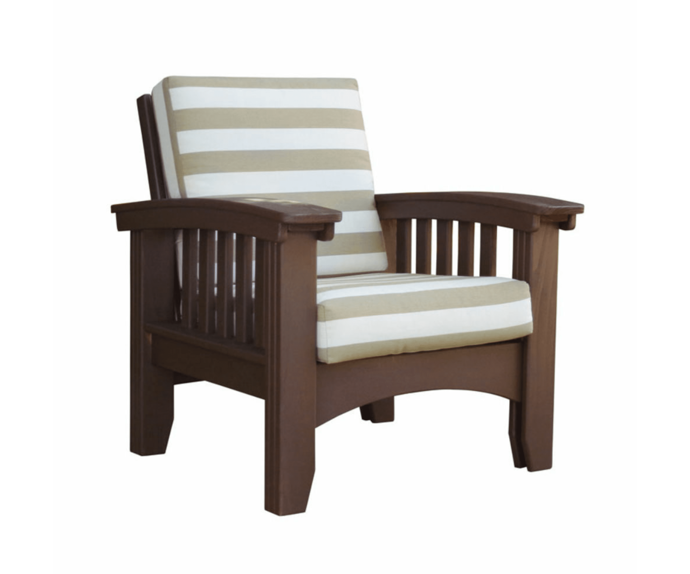 Mission Style Sofa Set - 6 Pieces