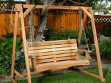 All Things Cedar Western Red Cedar Porch Swing - Magnolia Porch Swings
 - 5