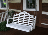 A&L Furniture Marlboro Poly/Recycled Plastic Swing 867 868 - Magnolia Porch Swings
 - 14
