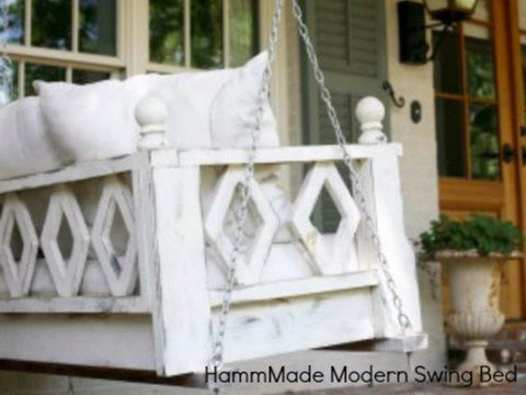 HammMade Modern Swing Bed - Magnolia Porch Swings
 - 1